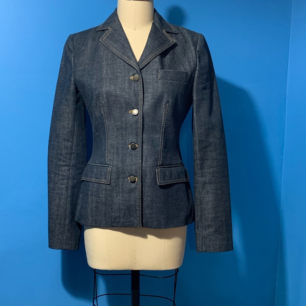 DOLCE & GABBANA denim blazer